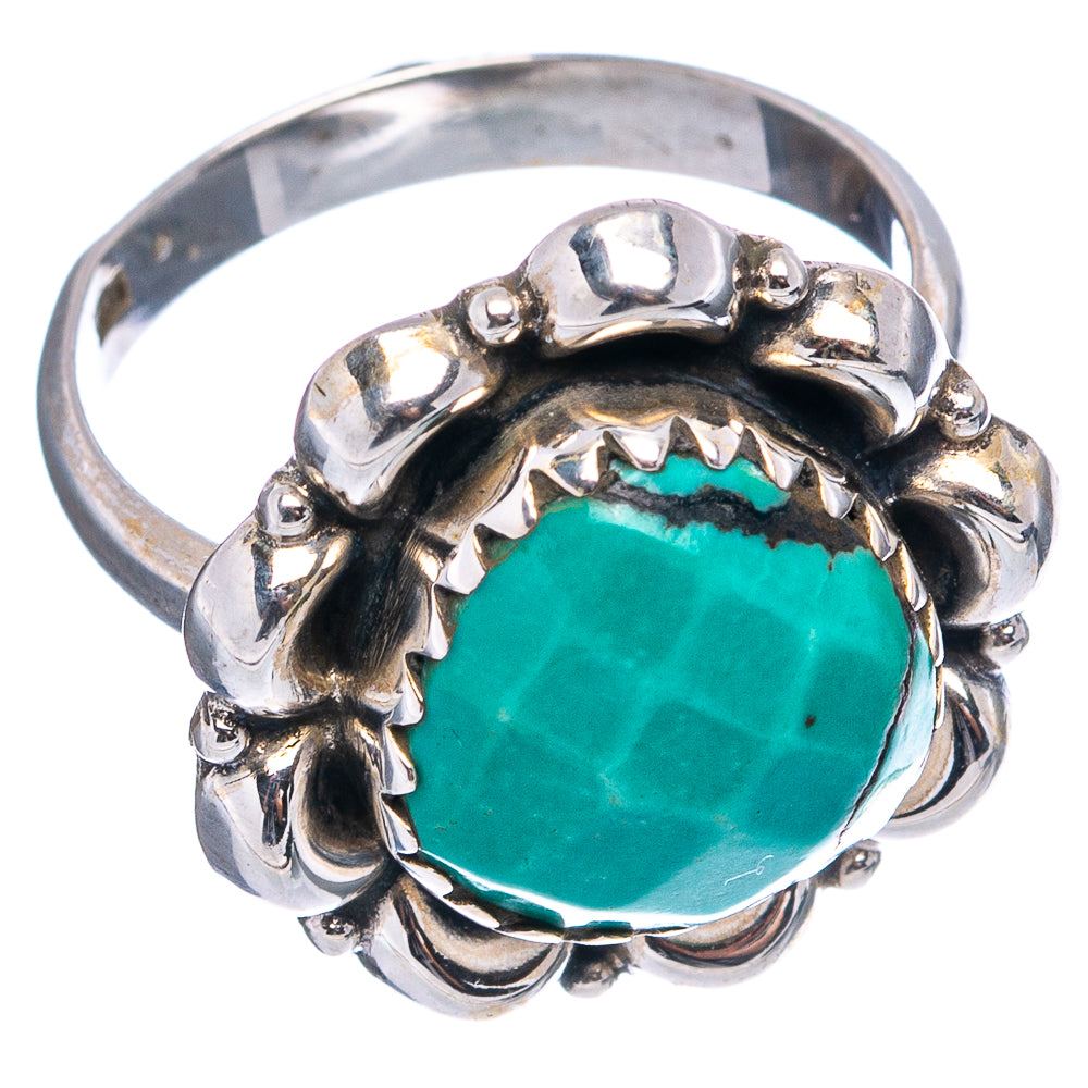 Hubei Turquoise Ring Size 7 (.925 Sterling Silver)