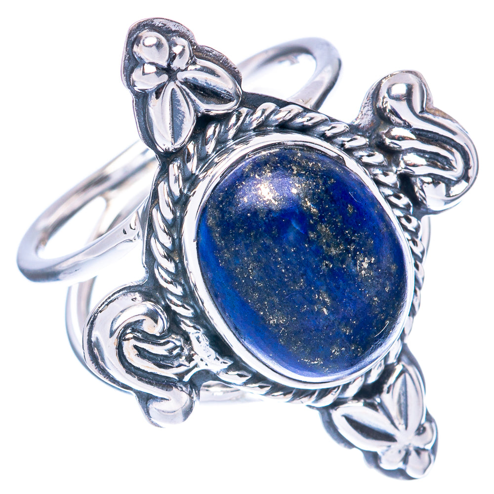 Premium Lapis Lazuli Ring Size 7 (925 Sterling Silver) R2638