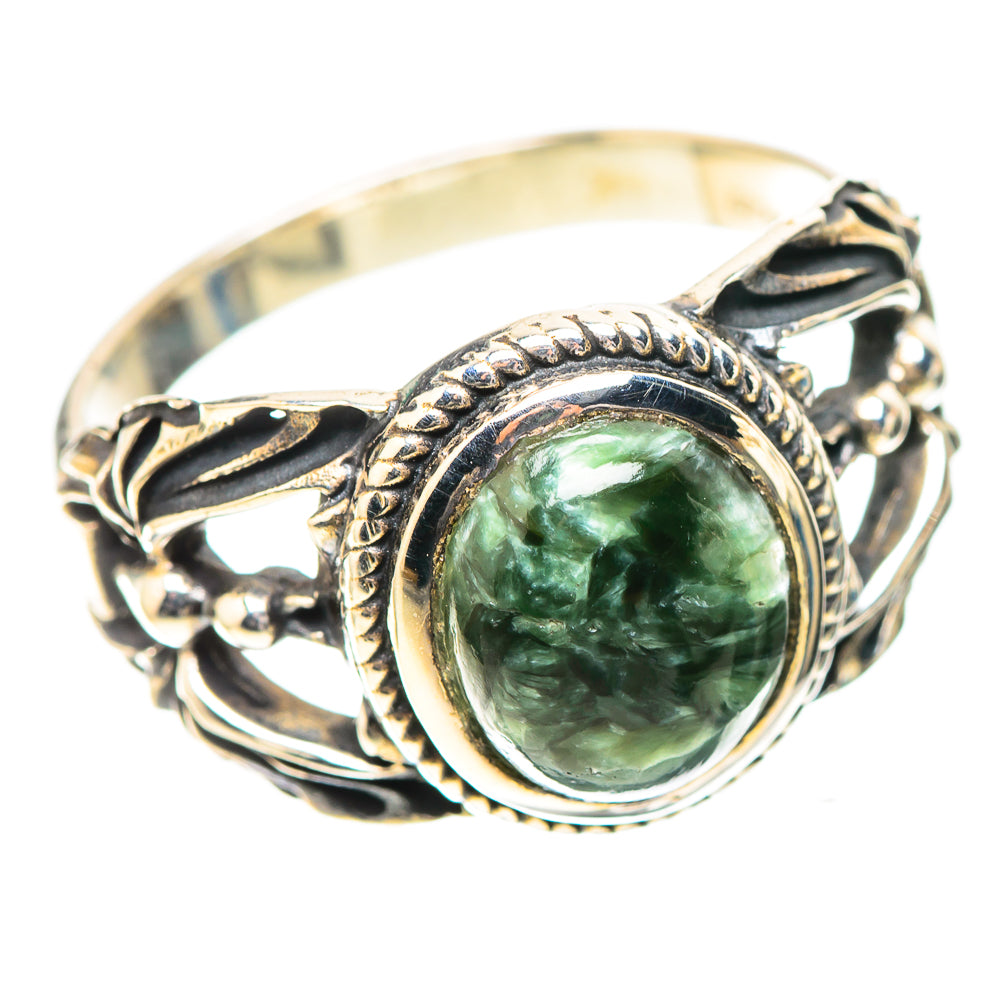 Seraphinite Ring Size 10 (925 Sterling Silver) RING138797