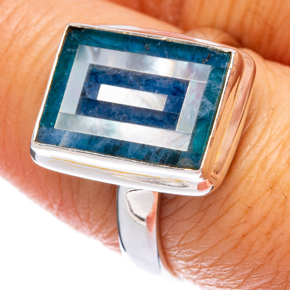 Cultured Pearl, Apatite Composite Ring Size 7.5 (925 Sterling Silver) R146677