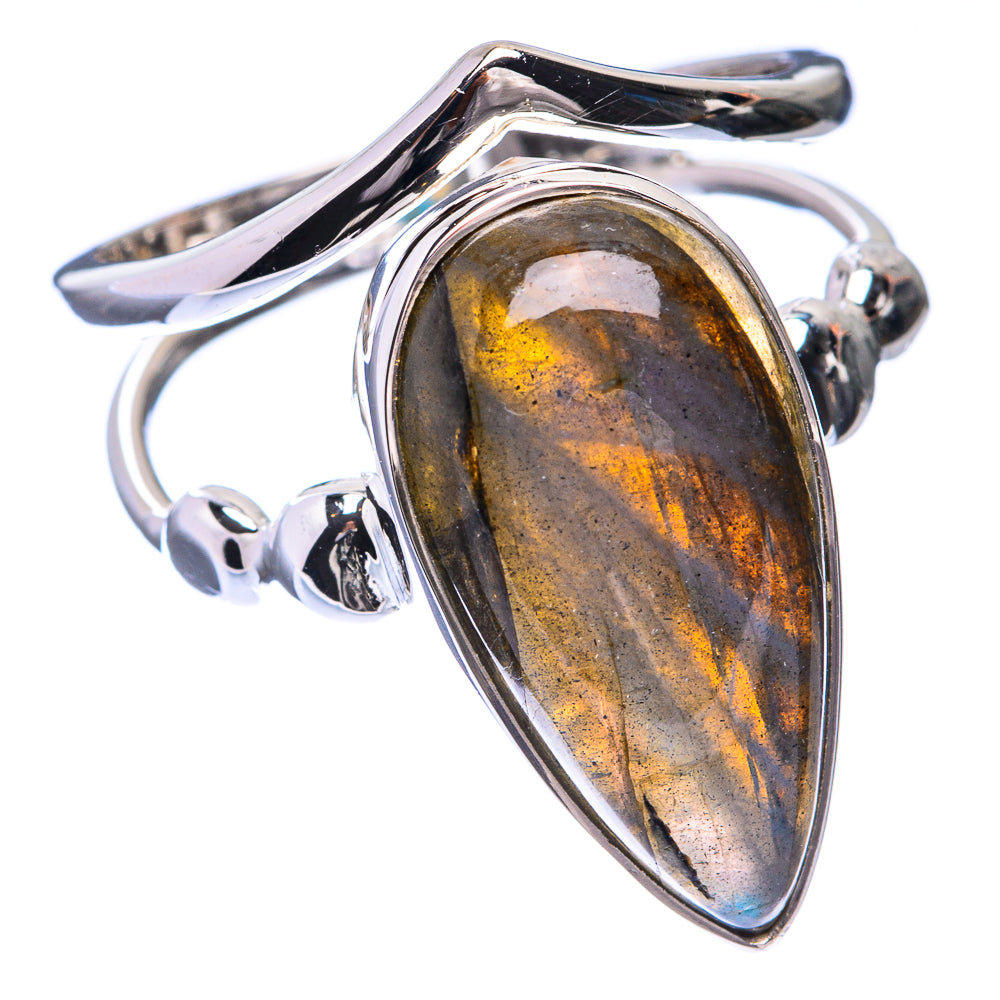 Premium Labradorite Ring Size 8.75 (925 Sterling Silver) R141900