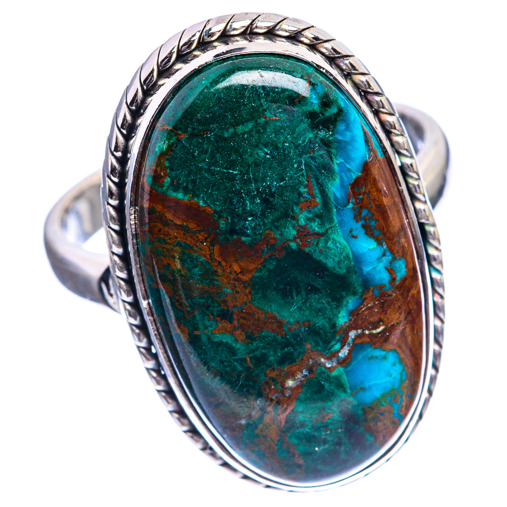 Large Malachite Ring Size 12.5 (925 Sterling Silver) R142363