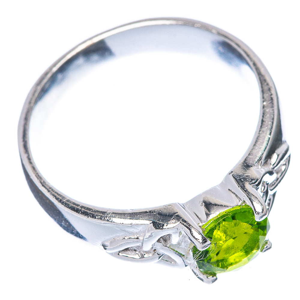 Peridot Dainty Ring Size 7 (925 Sterling Silver) R145852