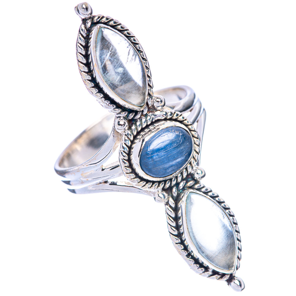 Large Kyanite, Aquamarine Ring Size 9.75 (925 Sterling Silver) R144794