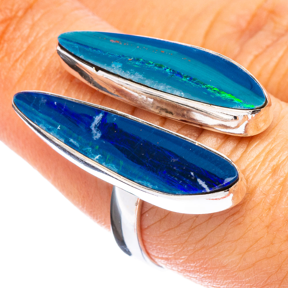 Rare Doublet Opal Ring Size 8 (925 Sterling Silver) R7935