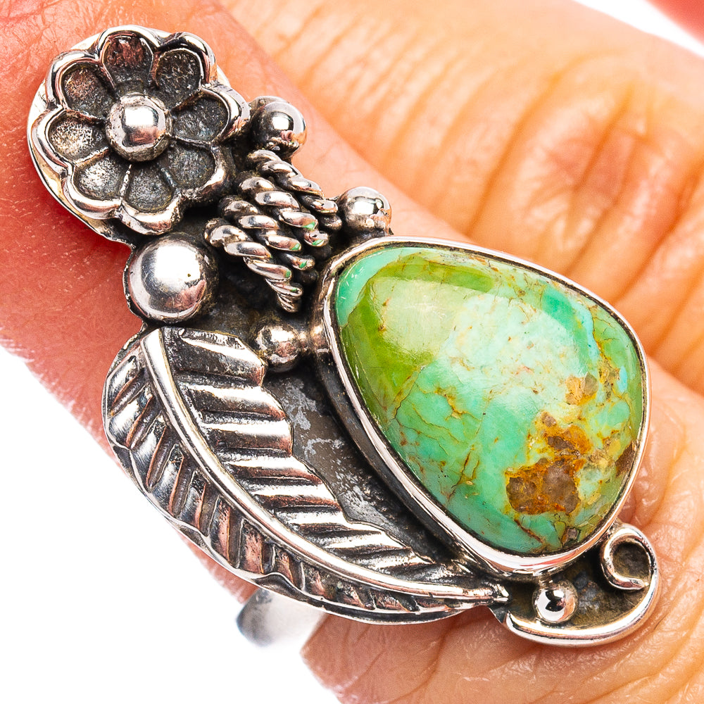 Mohave Turquoise Turquoise Ring Size 6.25 (.925 Sterling Silver)