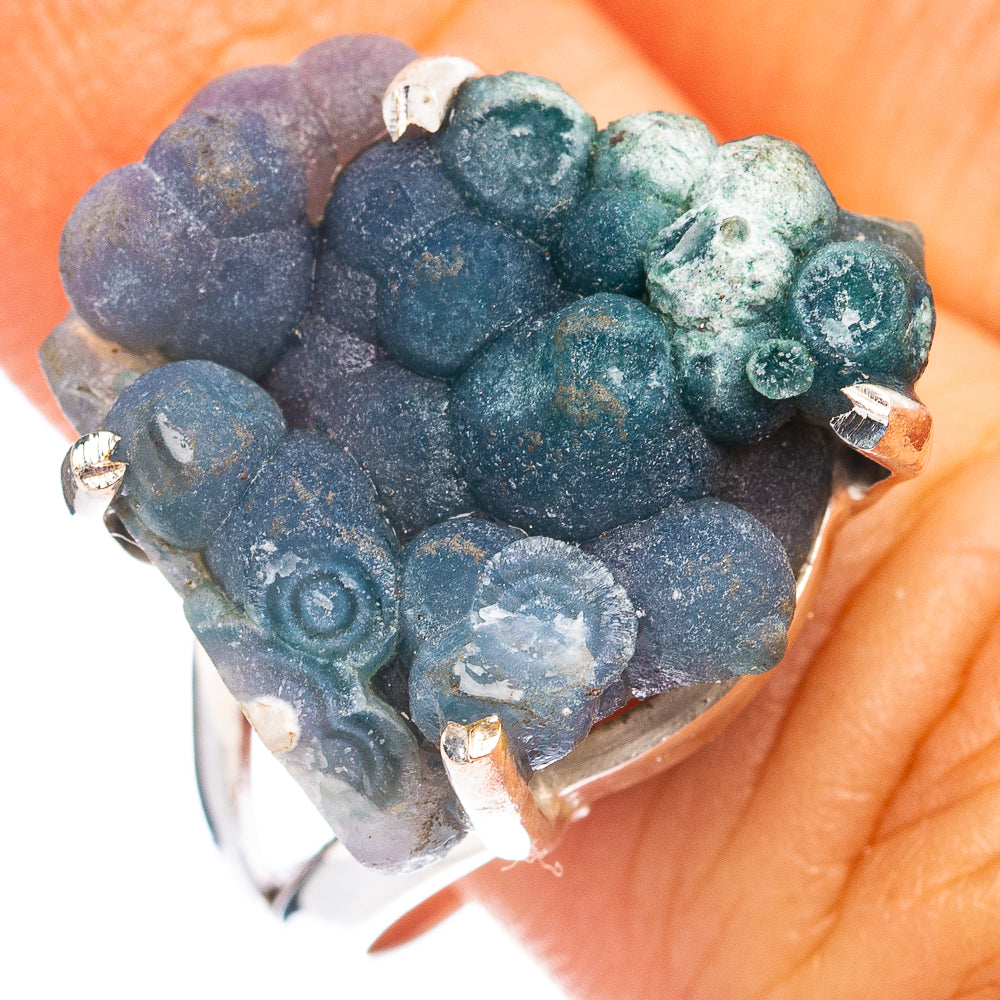 Premium Grape Agate Ring Size 8.5 (.925 Sterling Silver)