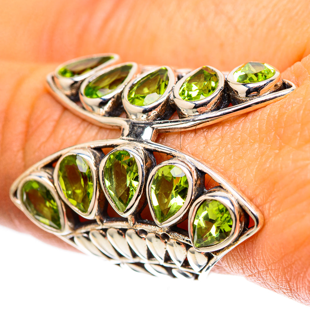 Large Peridot Ring Size 8.75 (925 Sterling Silver) RING138669