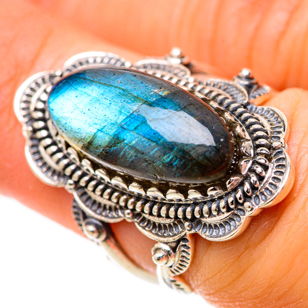 Labradorite 925 Sterling Silver Ring Size 6 (925 Sterling Silver) RING139719