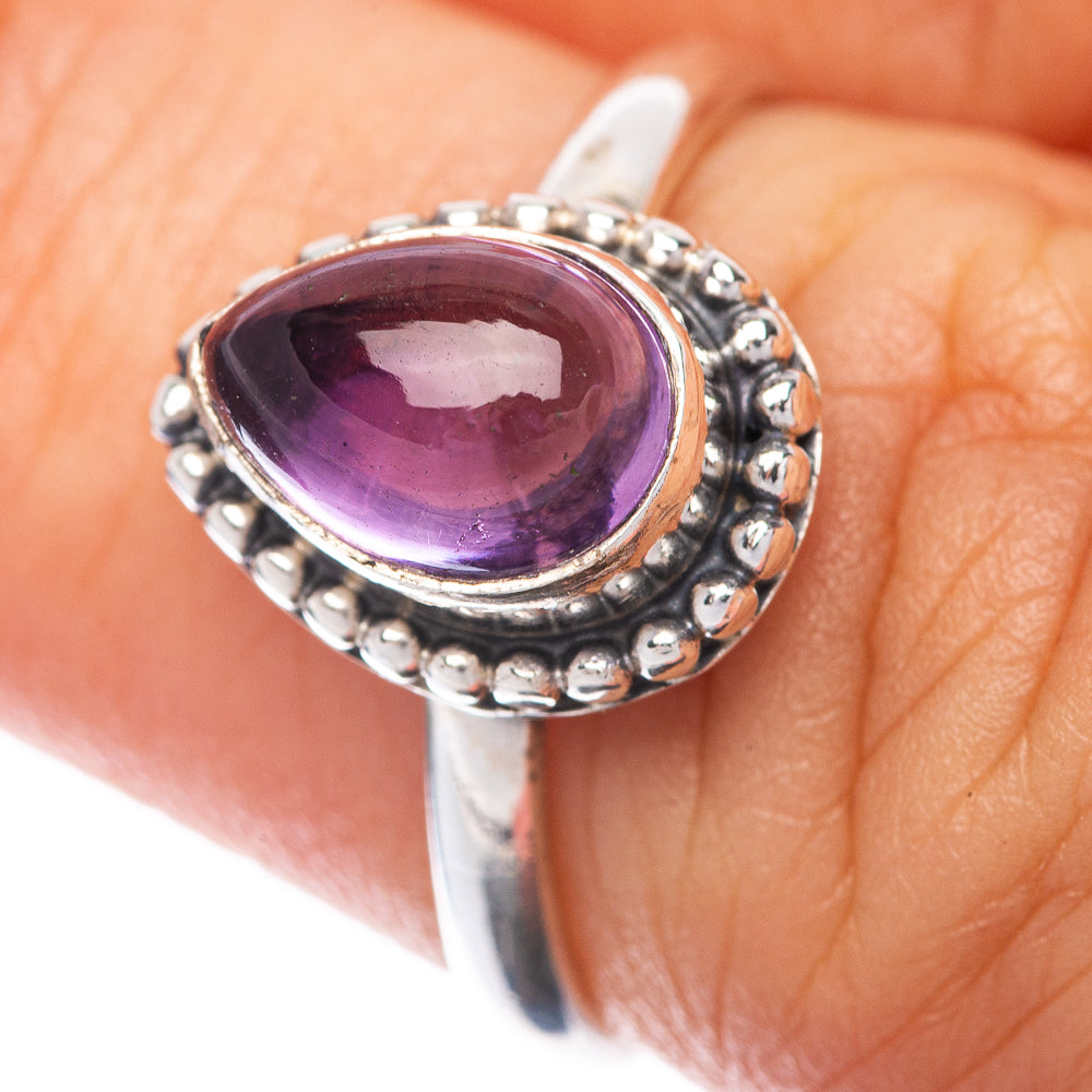 Amethyst Dainty Ring Size 6.5 (925 Sterling Silver) R145186