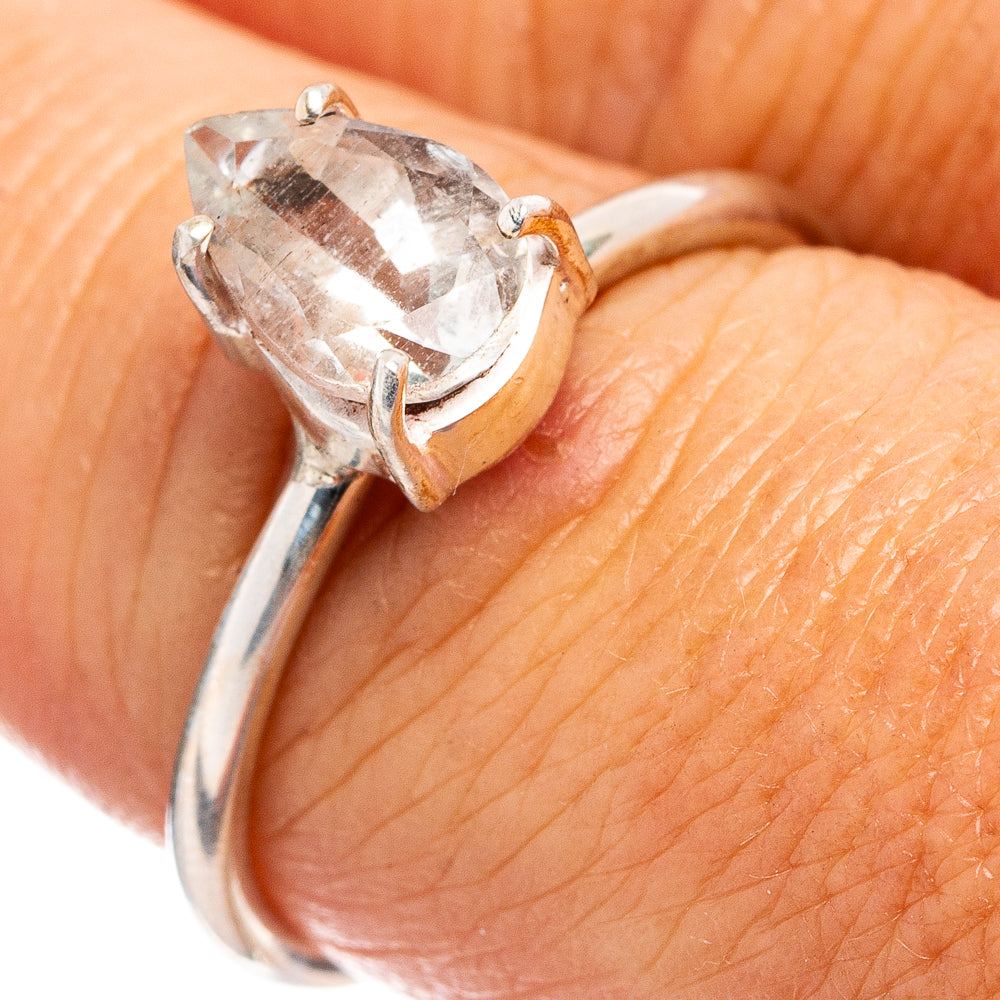 Aquamarine Ring Size 7.75 (.925 Sterling Silver)
