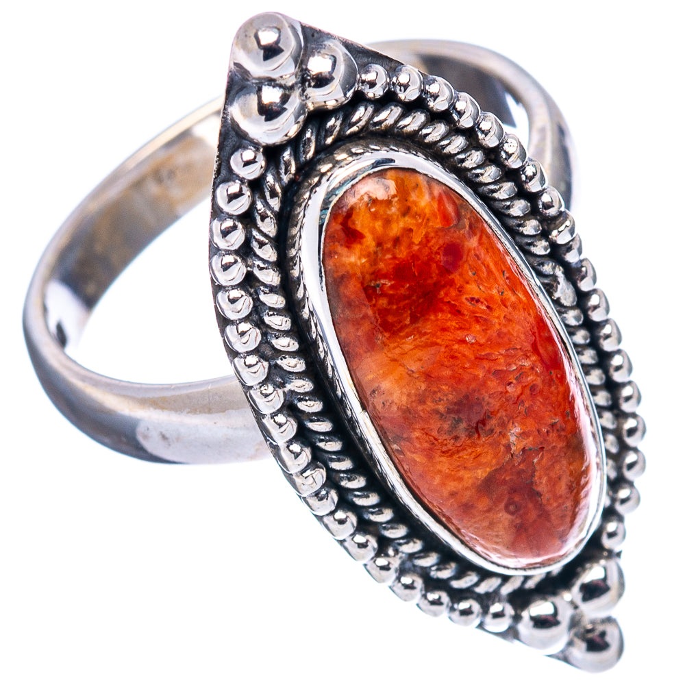 Sponge Coral Ring Size 7.5 (.925 Sterling Silver)