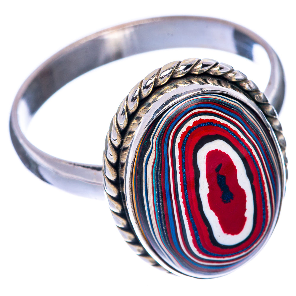 Fordite Ring Size 12 (925 Sterling Silver) R144893