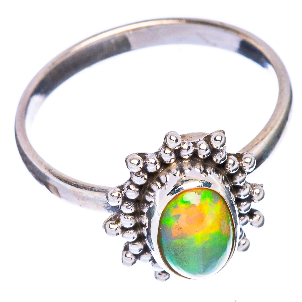 Rare Ethiopian Opal Ring Size 7 (925 Sterling Silver) R146889