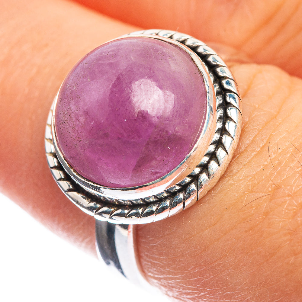 Kunzite 925 Sterling Silver Ring Size 7.25