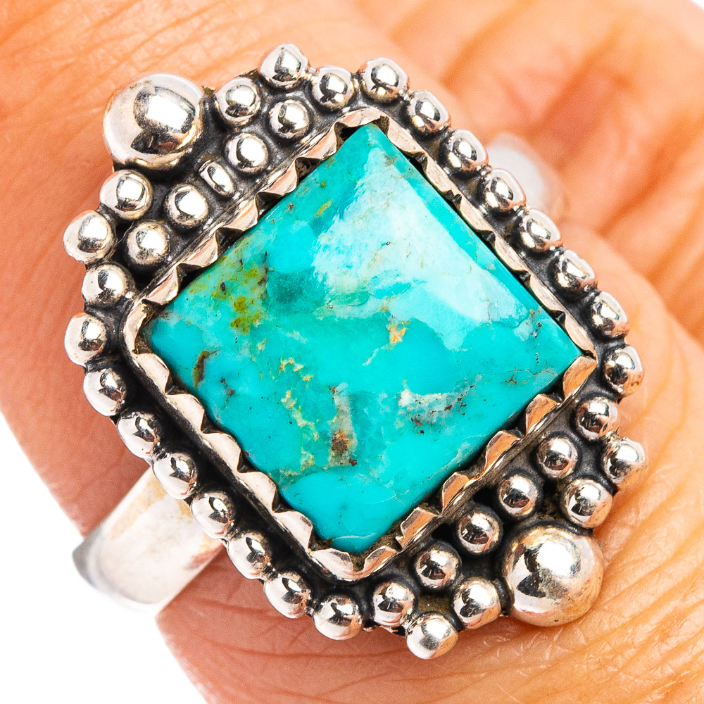 Mohave Turquoise Ring Size 7 (.925 Sterling Silver)