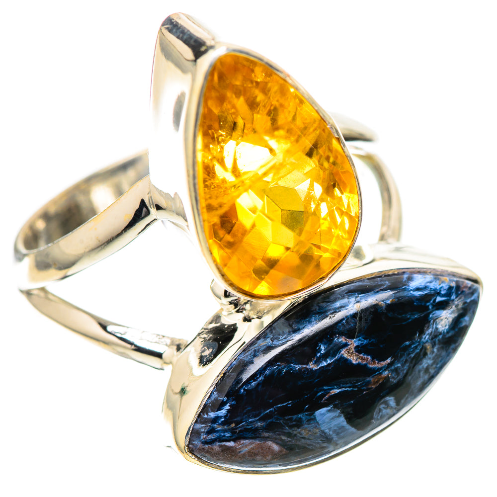 Large Pietersite, Citrine Ring Size 9.75 (925 Sterling Silver) RING137975