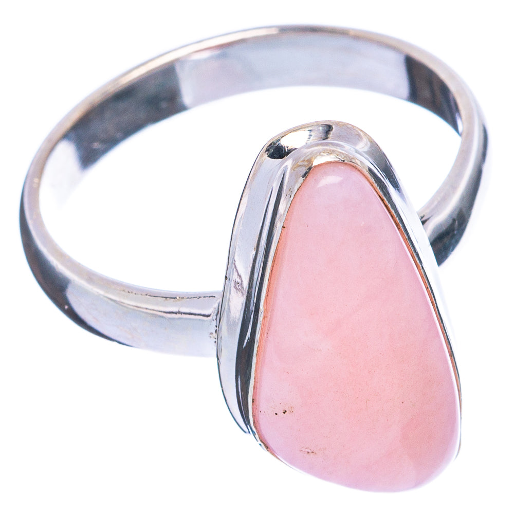 Pink Opal Ring Size 8 (925 Sterling Silver) R4983