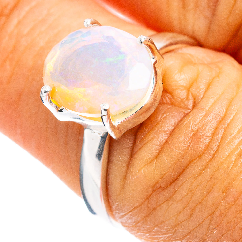 Rare Ethiopian Opal Ring Size 7 (.925 Sterling Silver)