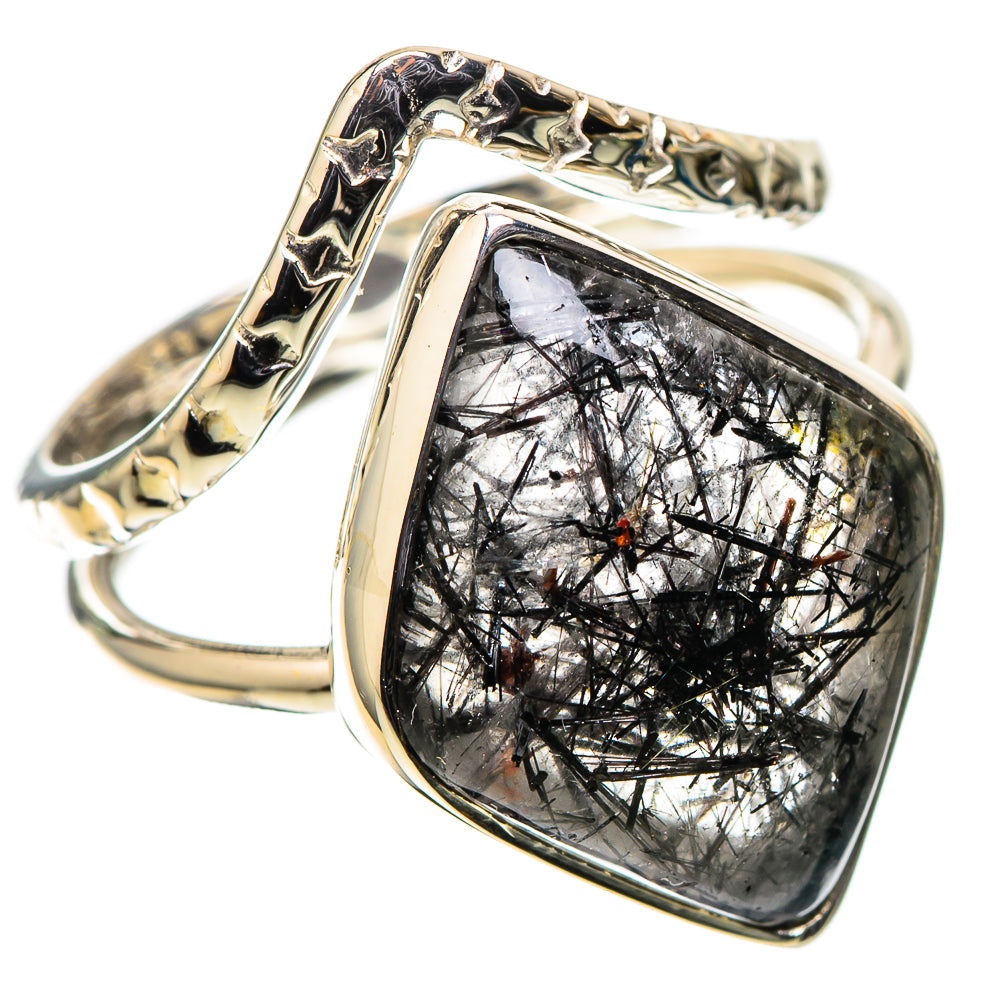 Premium Tourmalinated Quartz Ring Size 7 (925 Sterling Silver) RING138061