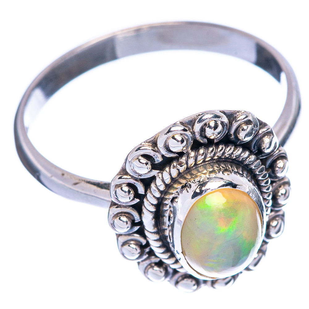 Rare Natural Ethiopian Opal Ring Size 8.25 (925 Sterling Silver) R145601
