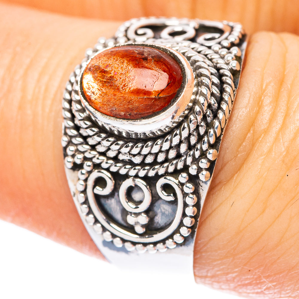 Sunstone 925 Sterling Silver Ring Size 7.5 (925 Sterling Silver) R3913