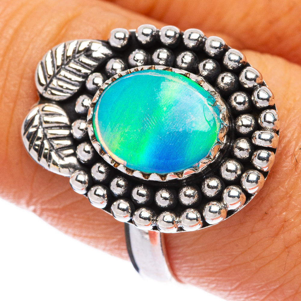Aura Opal Ring Size 8.75 (925 Sterling Silver) R146162