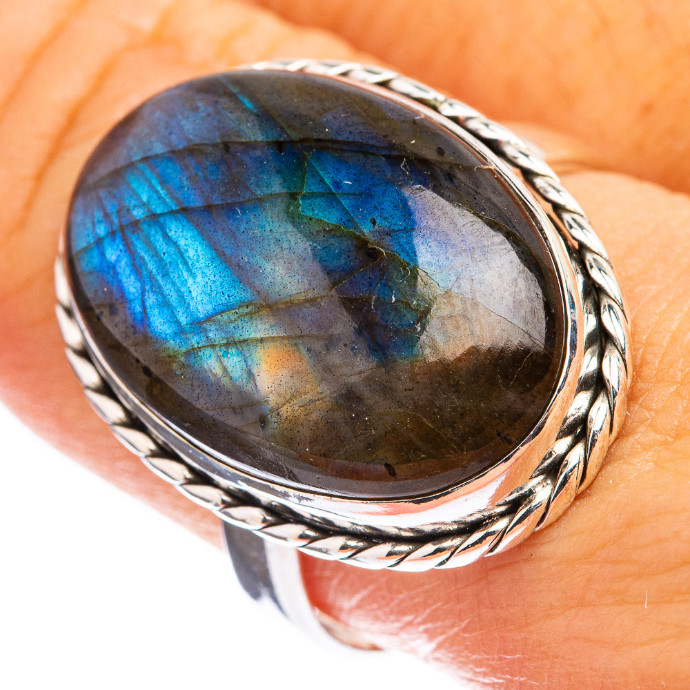 Labradorite Ring Size 9.5 (925 Sterling Silver) R142791