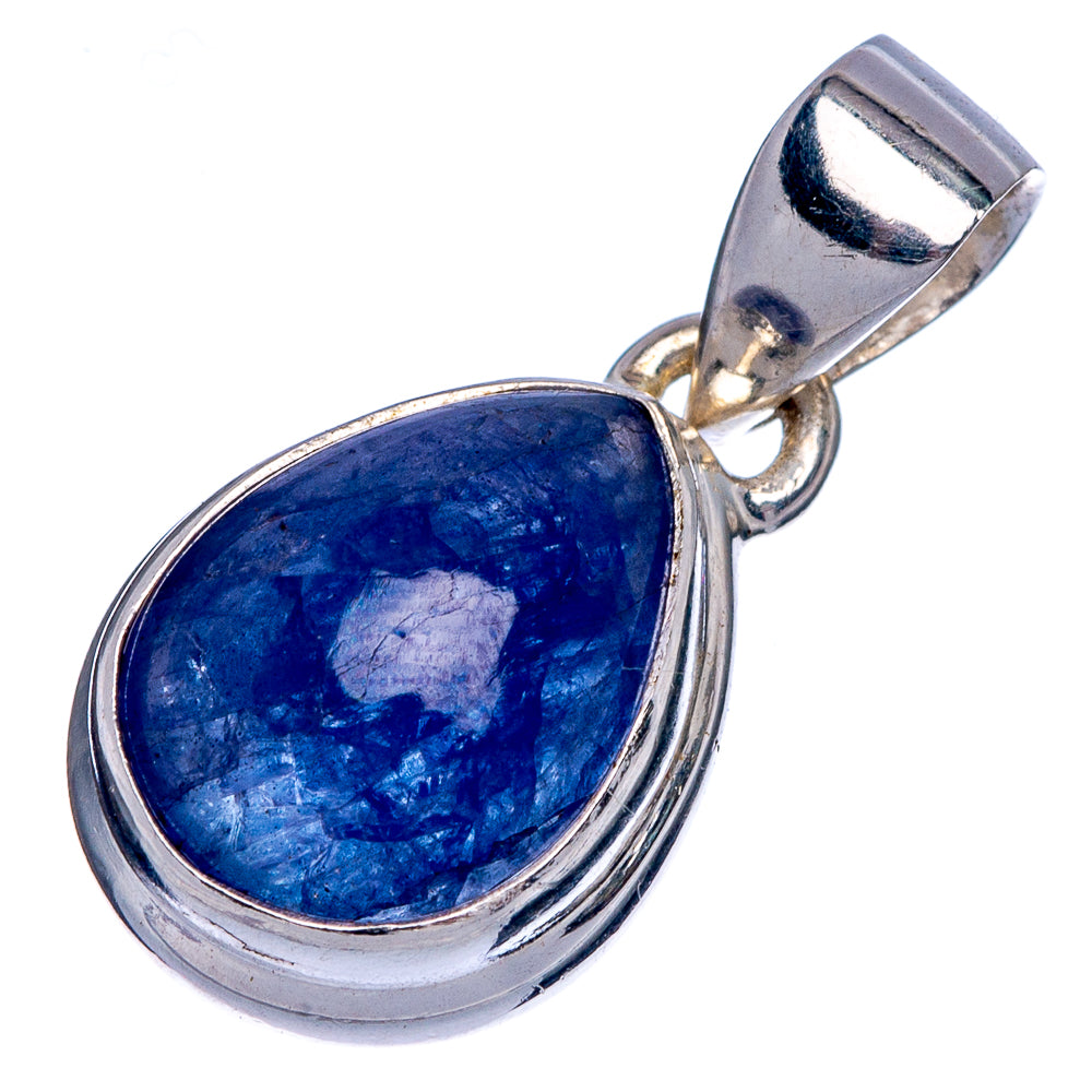 Rare Natural Tanzanite Pendant 7/8" (925 Sterling Silver) P39949
