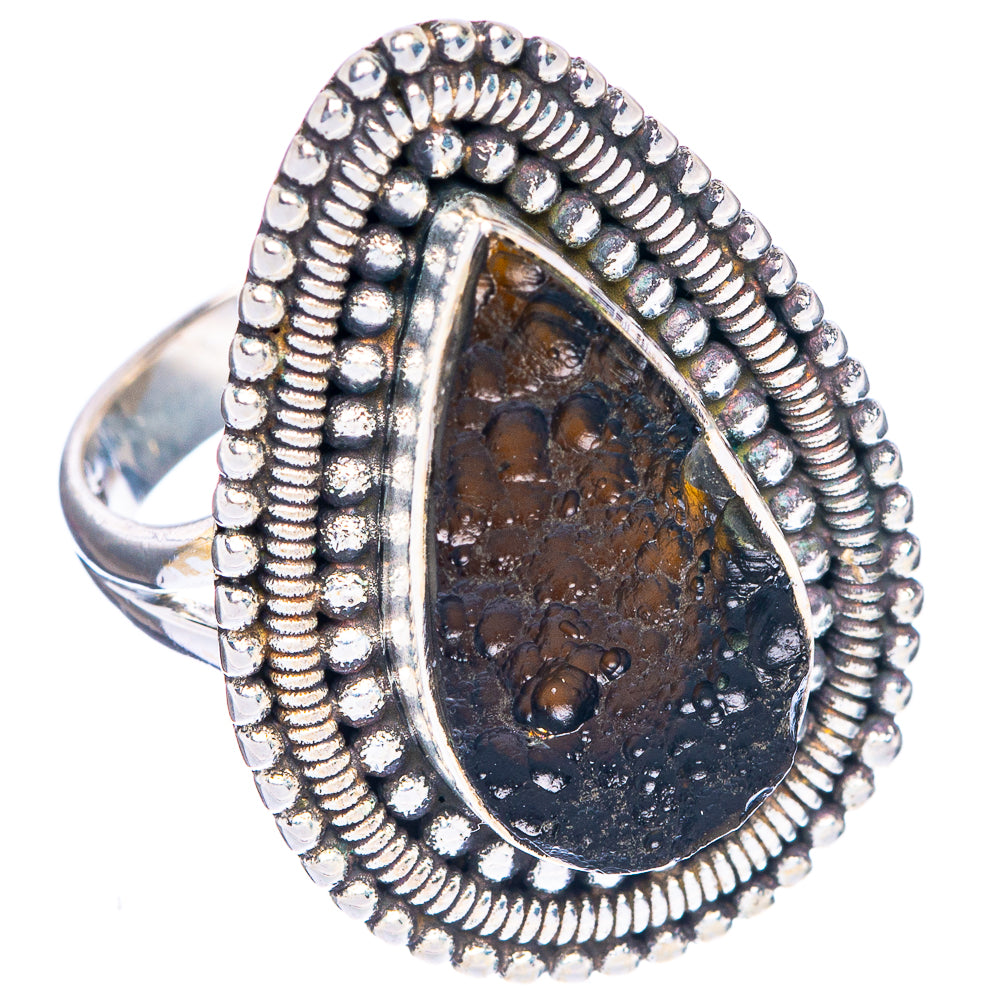 Tektite Ring Size 6.75 (925 Sterling Silver) R1301