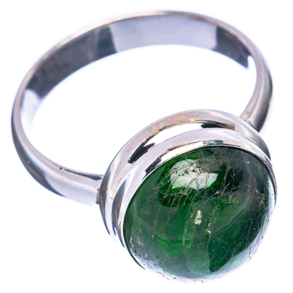 Rare Chrome Diopside Ring Size 7.75 (925 Sterling Silver) R2085