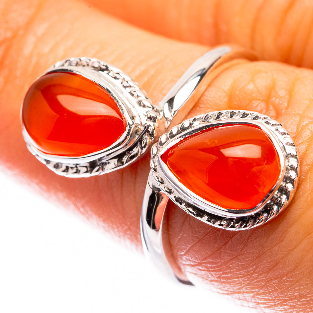 Premium Carnelian Ring Size 7 (925 Sterling Silver) R141770