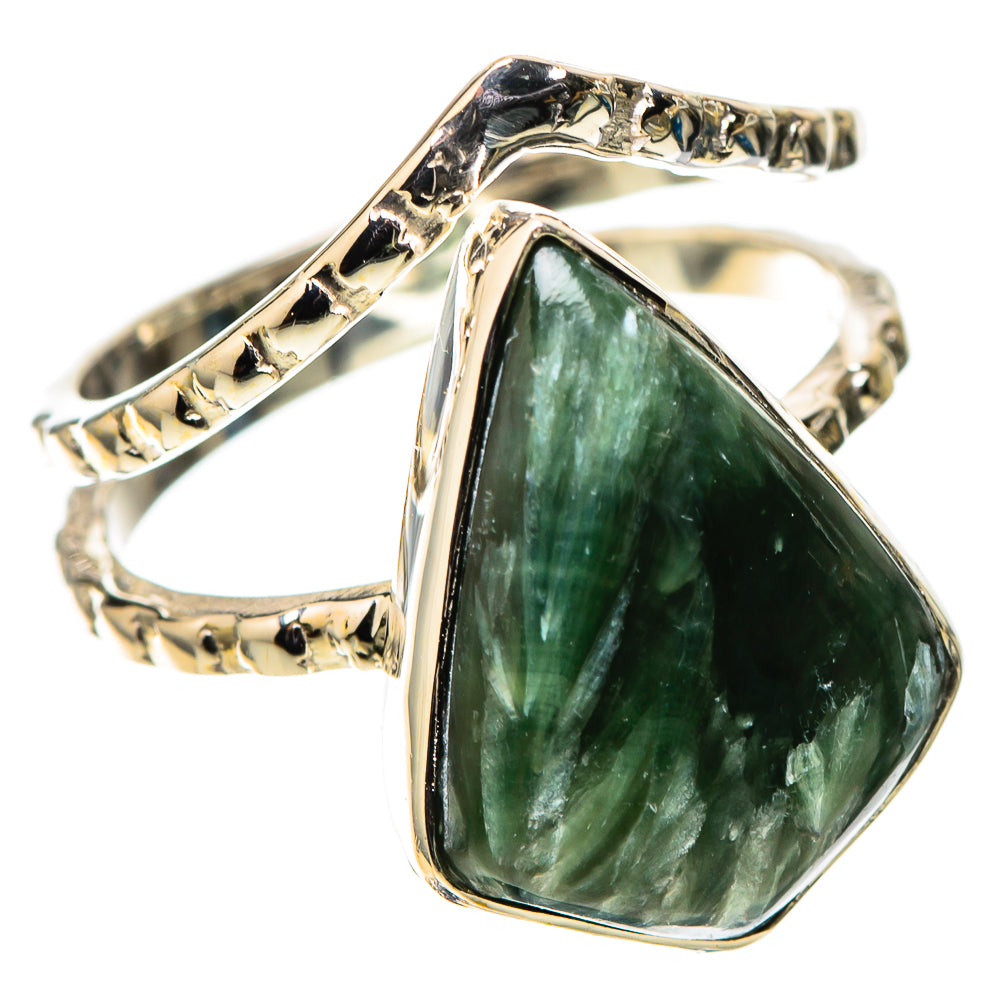 Premium Seraphinite Ring Size 6.25 (925 Sterling Silver) RING138049