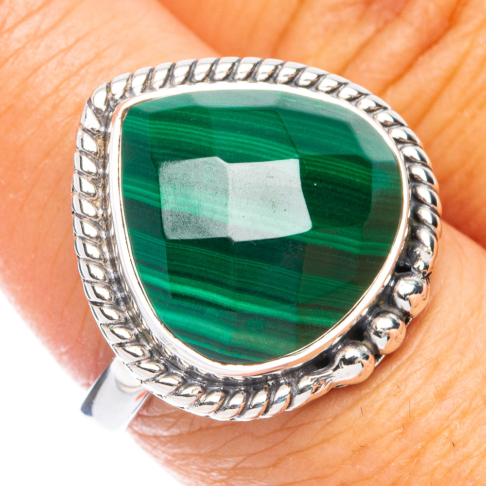 Premium Malachite Ring Size 7.75 (925 Sterling Silver) RING7773