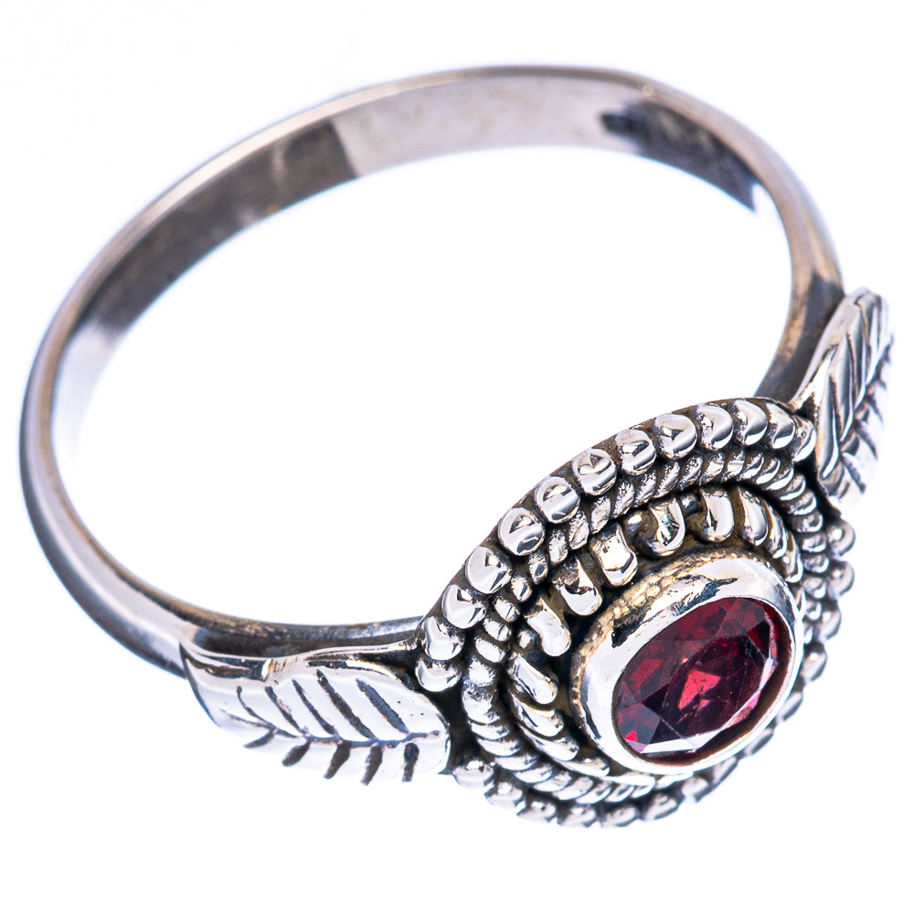 Value Garnet Ring Size 8.75 (925 Sterling Silver) R3271