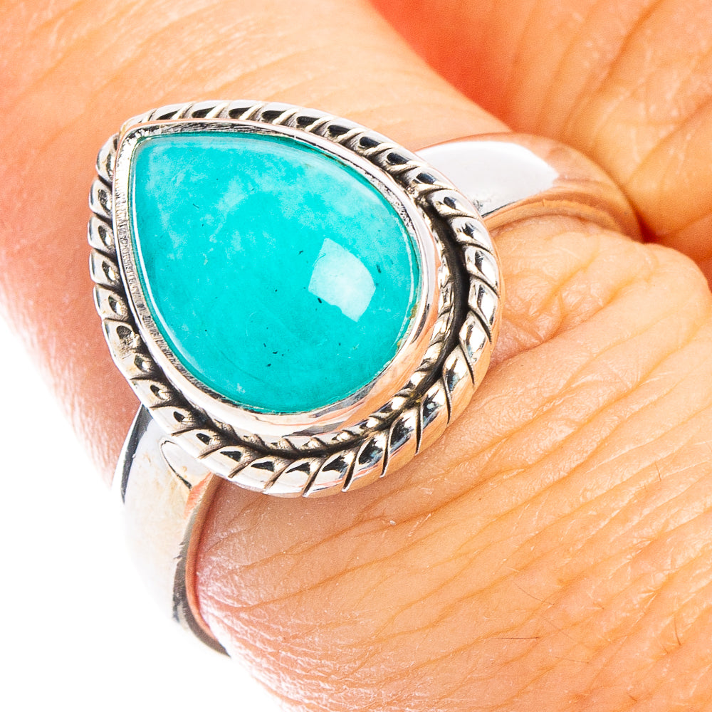 Rare Smithstonite Ring Size 7.75 (925 Sterling Silver) R6762