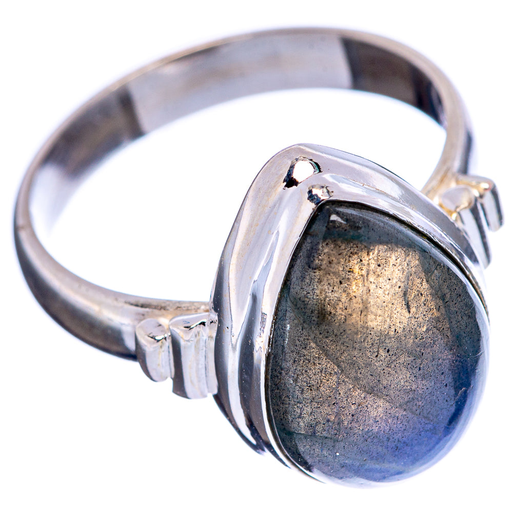 Labradorite Ring Size 7.25 (.925 Sterling Silver)