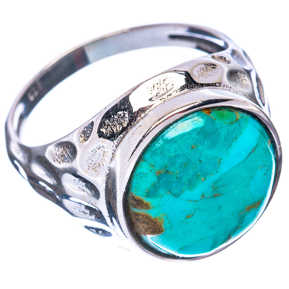Chrysocolla Ring Size 8 (925 Sterling Silver) R2763