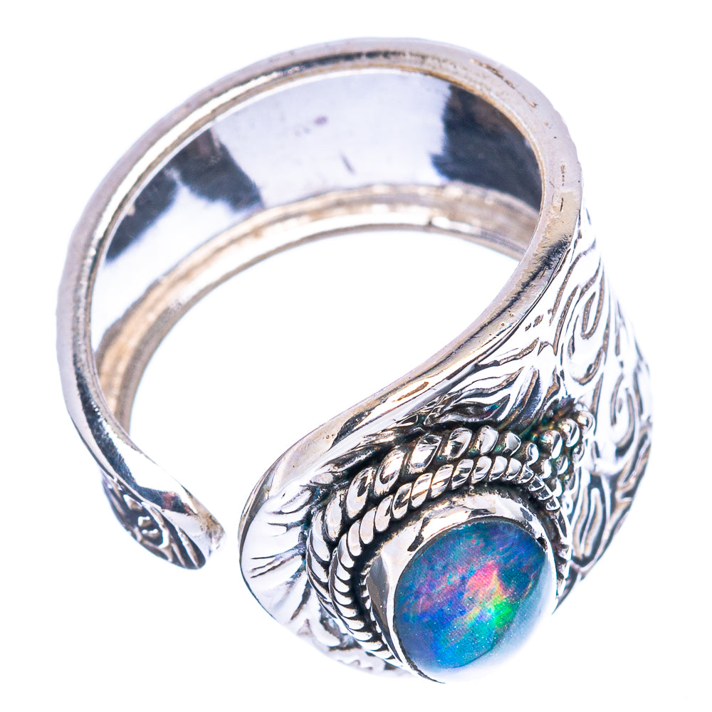 Rare  Doublet Opal Ring Size 6.5 (925 Sterling Silver) R3669
