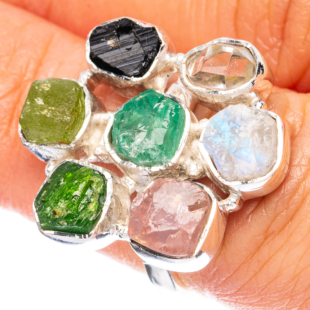 Premium Multi-stone 925 Sterling Silver Ring Size 6 Ana Co R3599