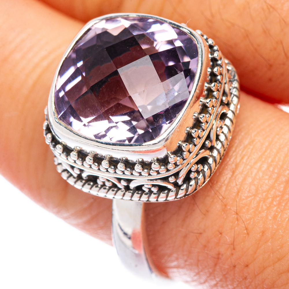 Pink Amethyst Ring Size 9.75 (925 Sterling Silver) R144906