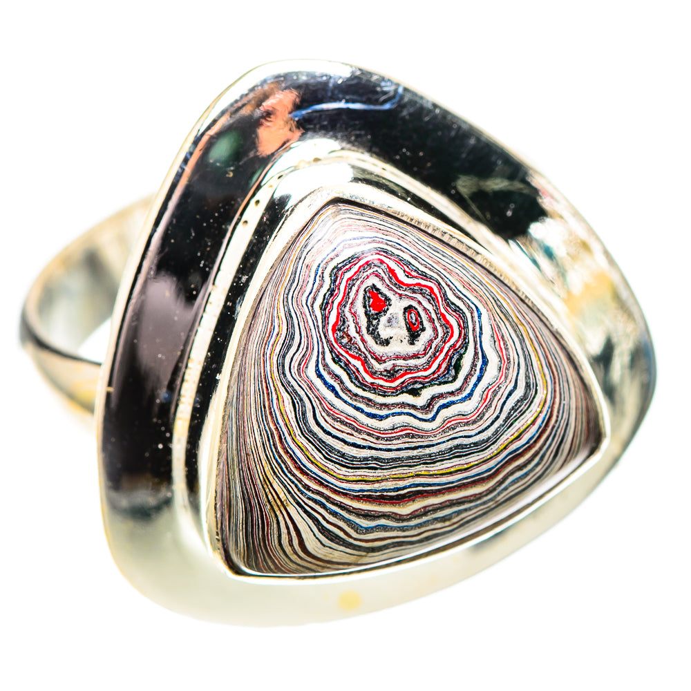 Fordite Ring Size 8 (925 Sterling Silver) RING139039