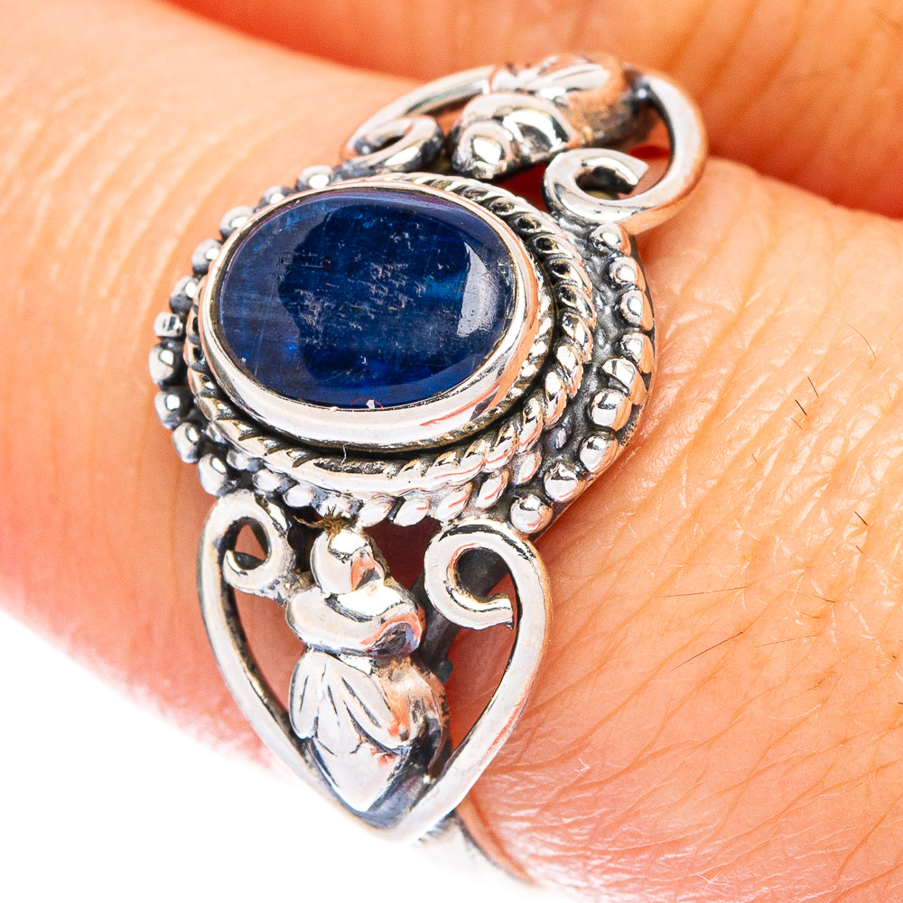Kyanite Dainty Ring Size 8.25 (925 Sterling Silver) R147024