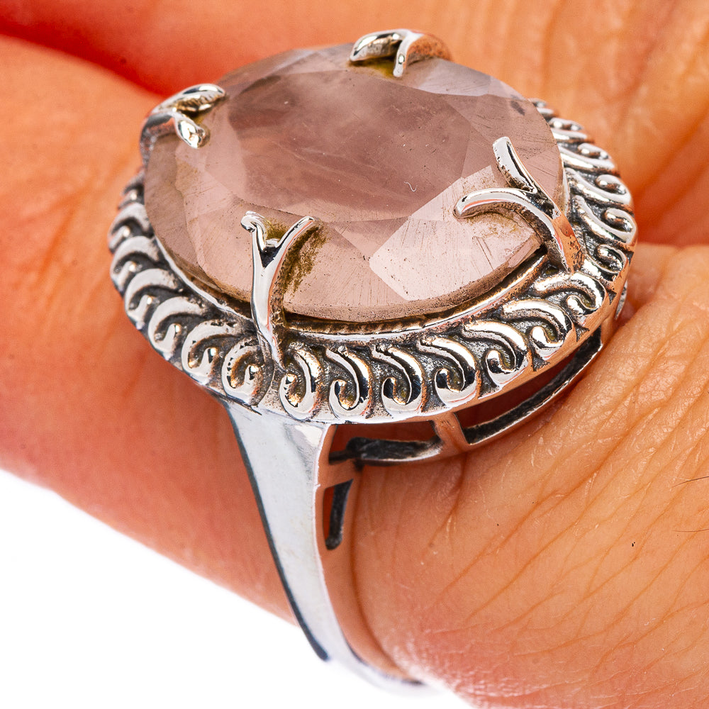 Rose Quartz Ring Size 6.25 (925 Sterling Silver) R146353