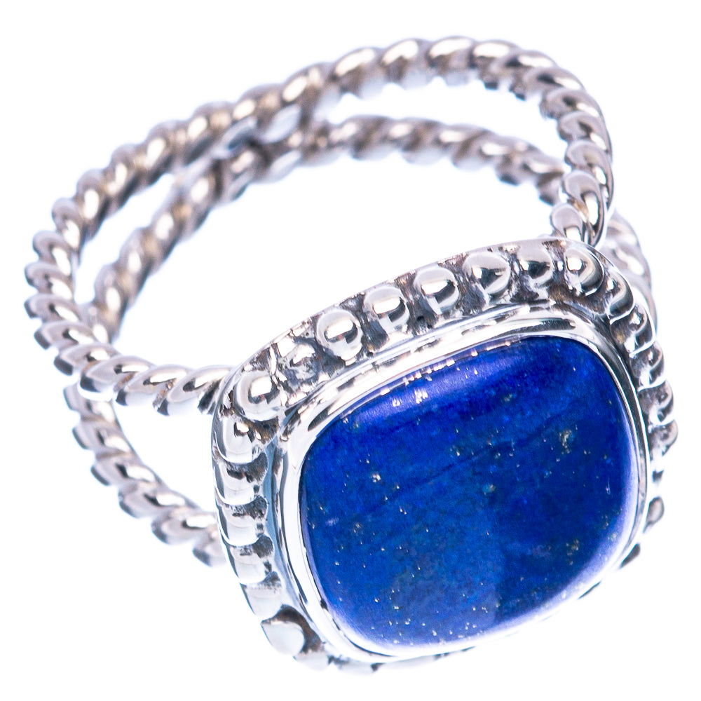 Premium Lapis Lazuli 925 Sterling Silver Ring Size 5.75 (925 Sterling Silver) R2711