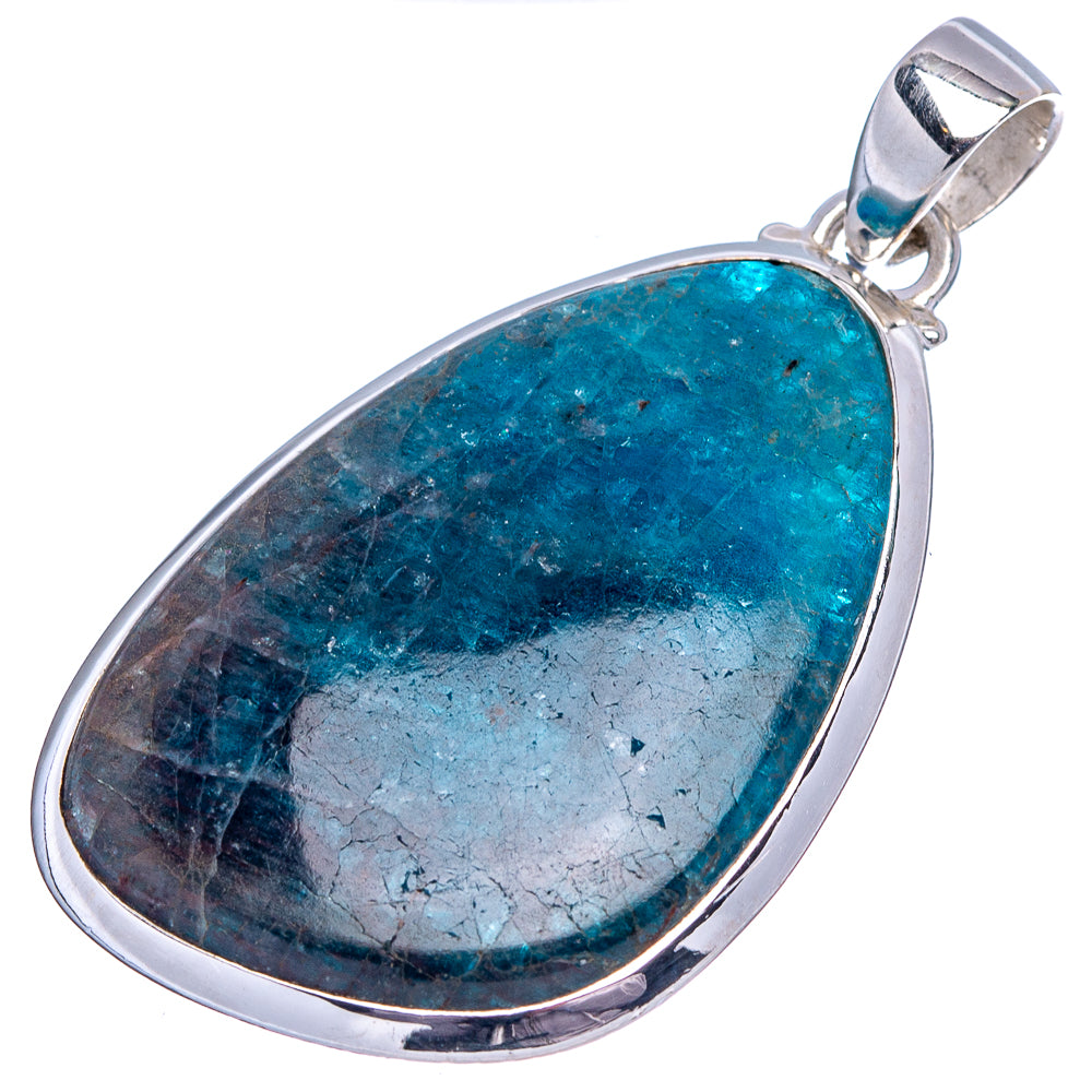 Apatite Pendant 1 3/4" (.925 Sterling Silver)