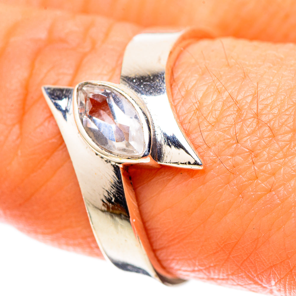 White Quartz Dainty Ring Size 8 (925 Sterling Silver) RING138189