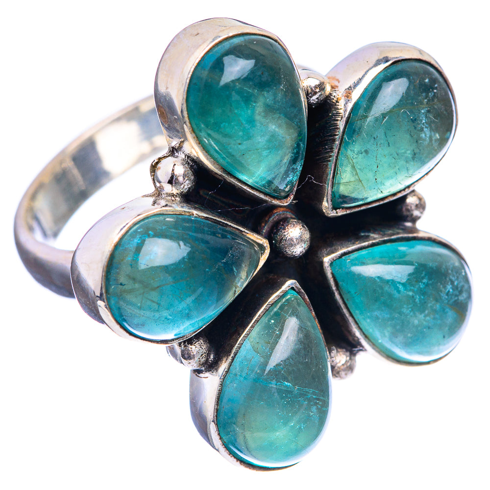 Blue Fluorite Ring Size 7 (925 Sterling Silver) R143139