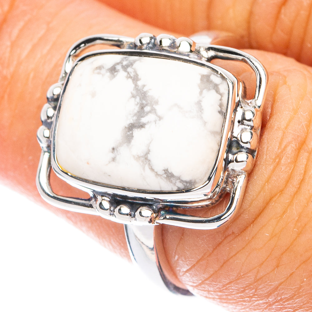 Premium Howlite Ring Size 6.75 (925 Sterling Silver) RING7729