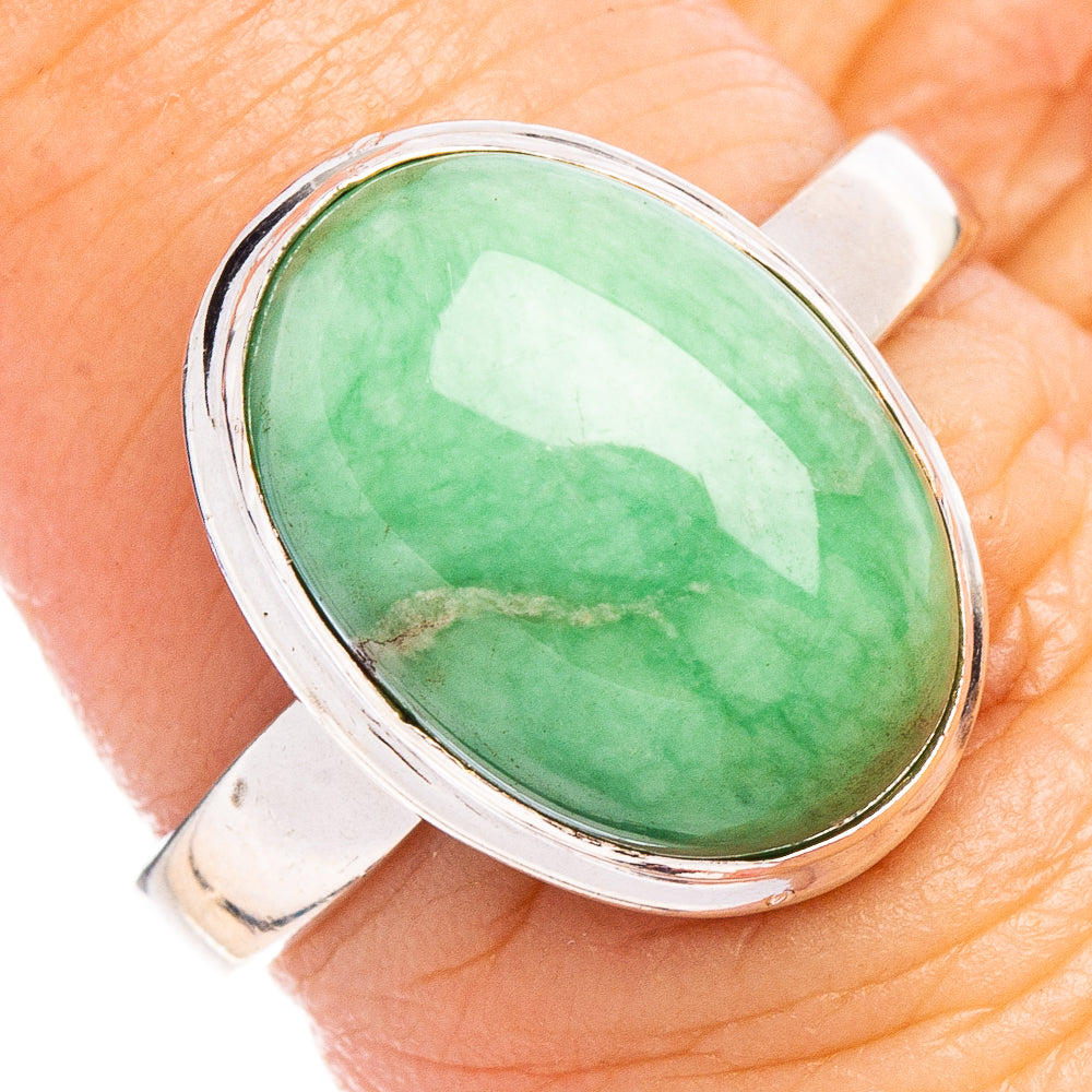 Variscite Ring Size 6.75 (.925 Sterling Silver)